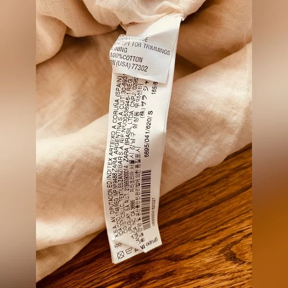 ZARA Beaded Sequin Mini Skirt Size Small Tribal Aztec Embellished Festival Boho - Picture 6 of 9